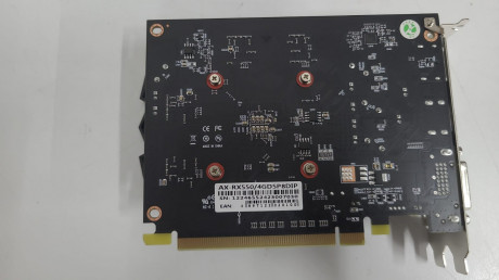 Axle AMD Radeon RX 550 AX-RX-550/4GD5P8DIP 4GB GDDR5 128Bit DX12 Gaming (Oyuncu) Ekran Kartı (OUTLET)