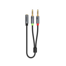 UNITEK 3.5MM AYIRICI Y KABLO (Y-C957ABK)