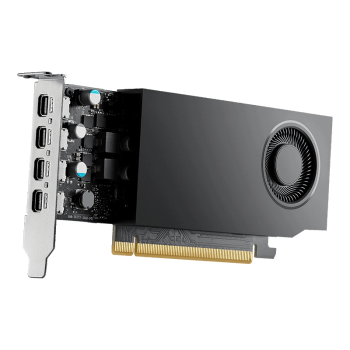 PNY RTX400 4GB DDR6 64Bit 4 xDISPLAY ÇIKIŞLI PASİF SOĞUTUCULU YAPAY ZEKA AI EKRAN KARTI  (VCNRTXA400-SB)